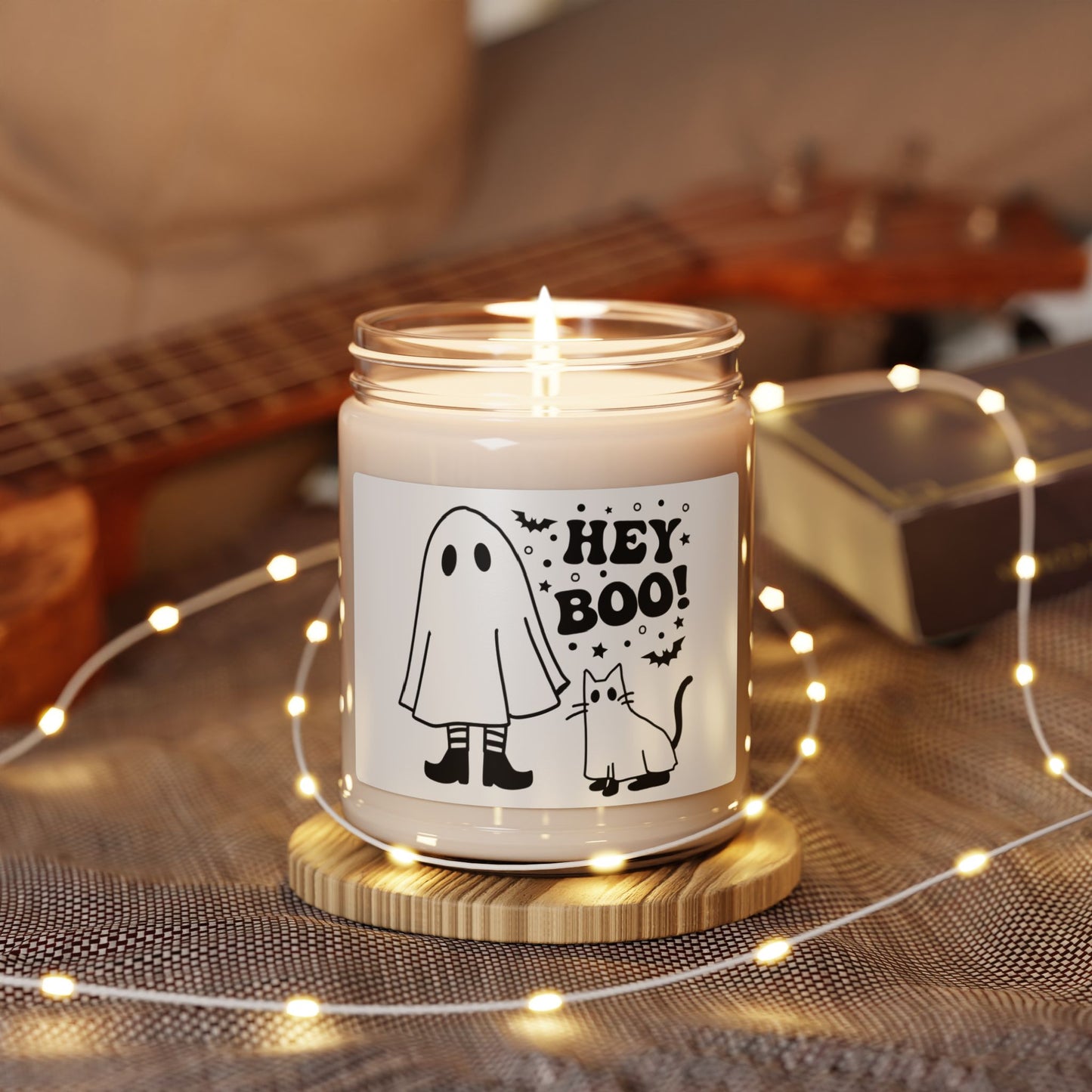 Halloween Hey Boo Candle