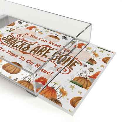 Thanksgiving Acrylic Serving Snack Dessert Tray