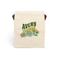 Simple All Natural Personalized Canvas Lunch Bag