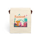 Simple All Natural Zoo Personalized Canvas Lunch Bag