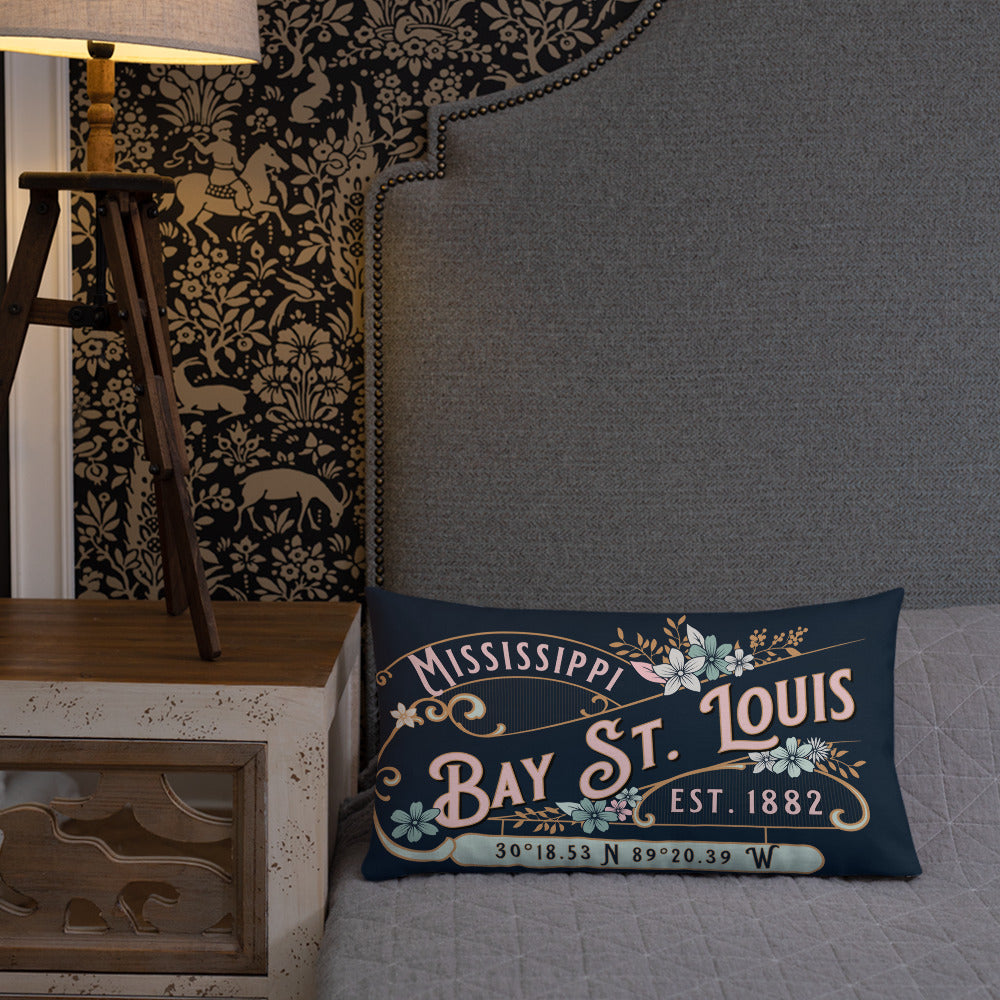 Bay St. Louis MS Premium Throw Pillow