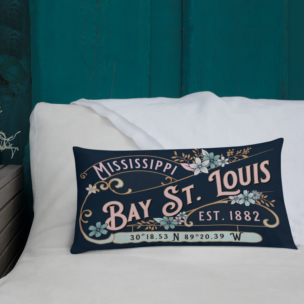 Bay St. Louis MS Premium Throw Pillow