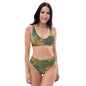 Tribal Tiger Recycled high-waisted bikini