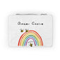 Rainbow Personalized Paper Lunch Bag or Box